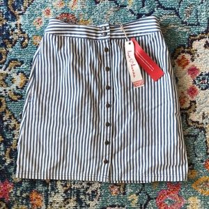 [hanna andersson] striped button skirt